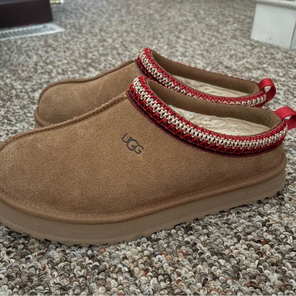 Ugg Tasman tazz slipper chestnut platform red 8